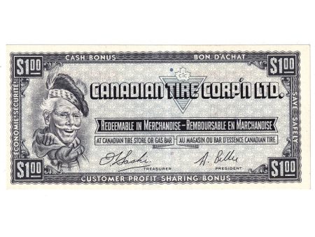 S1-F-F 1961 Canadian Tire Coupon $1.00 Uncirculated For Cheap