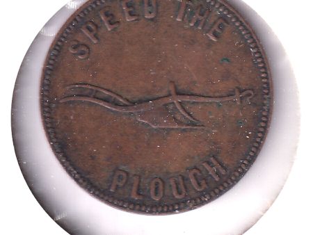 PE-5B1 No Date (1860) PEI Speed the Plough, Success to the Fisheries Token Fine (F-12) on Sale