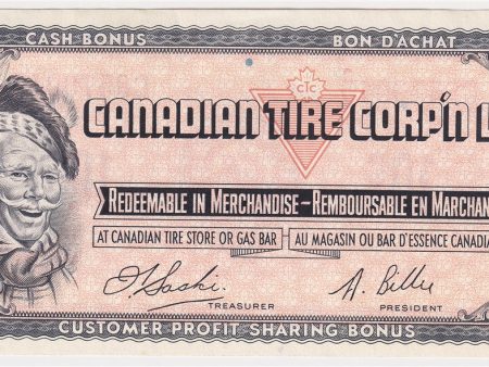 S1-C-C 1961 Canadian Tire Coupon 10 Cents Almost Uncirculated Online Hot Sale