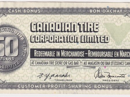 S2-B-S 1972 Canadian Tire Coupon 5 Cents VF-EF Online now