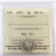 1893 Canada 5-cents ICCS Certified EF-45 Cheap