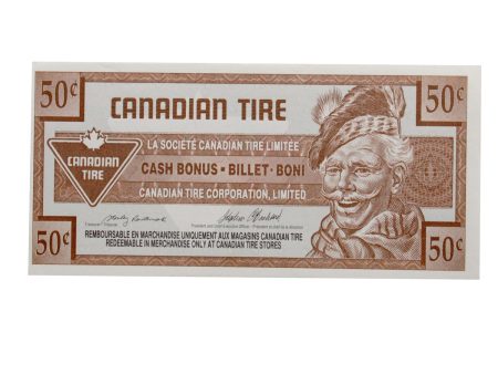 S17-E-99 1992 Canadian Tire Coupon 50 Cents Uncirculated Cheap