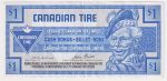 S17-Fa-*0 Replacement 1992 Canadian Tire Coupon $1.00 VF-EF Cheap