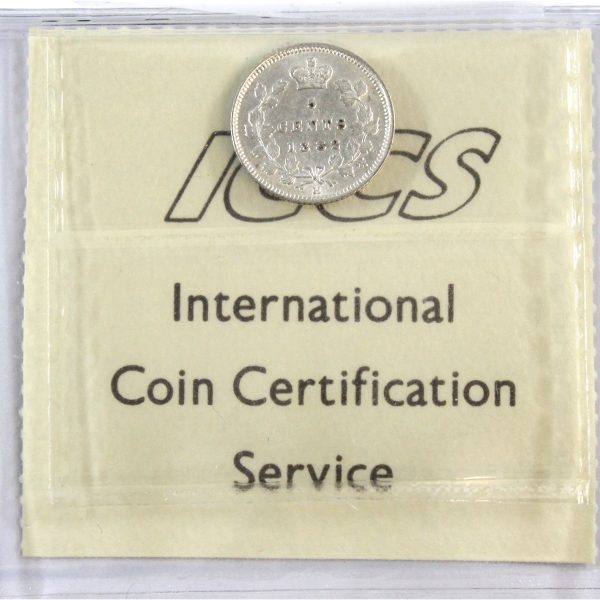 1882H Canada 5-cents ICCS Certified EF-45 Cheap