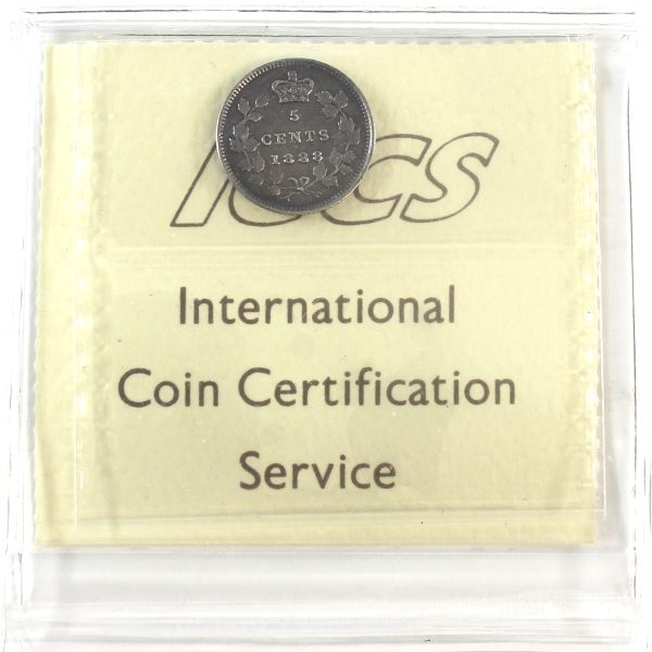 1888 Canada 5-cents ICCS Certified VF-20 Cheap