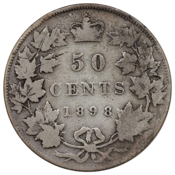 1898 Canada 50-cents G-VG (G-6) $ Online Hot Sale