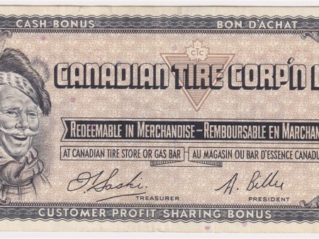 S1-E-E 1961 Canadian Tire Coupon 50 Cents Extra Fine Hot on Sale