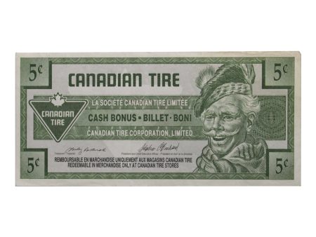 S17-Ba1-90 Replacement 1992 Canadian Tire Coupon 5 Cents VF-EF on Sale