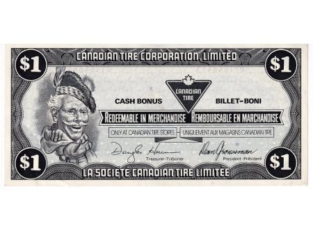 S9-F-EY 1987 Canadian Tire Coupon $1.00 AU-UNC Sale