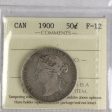 1900 Canada 50-cents ICCS Certified F-12 For Sale