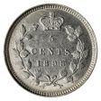 1893 Canada 5-cents Almost Uncirculated (AU-50) $ Hot on Sale