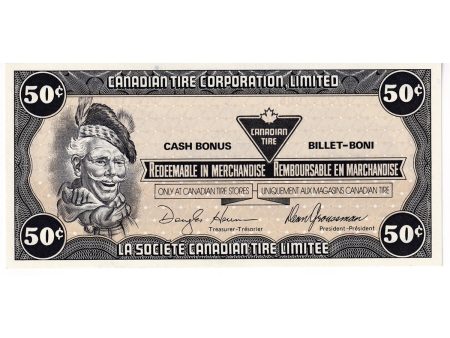 S9-E-DY 1987 Canadian Tire Coupon 50 Cents Uncirculated on Sale