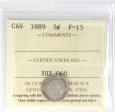 1889 Canada 5-cents ICCS Certified F-15 Online Sale