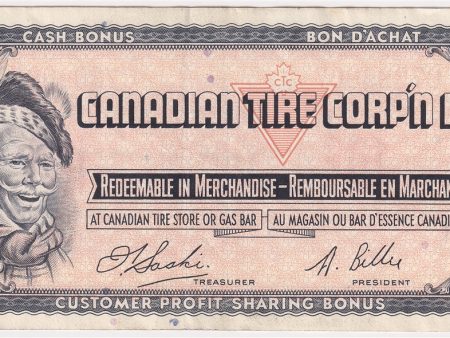 S1-C-C 1961 Canadian Tire Coupon 10 Cents Extra Fine Cheap