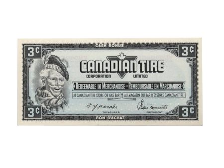 S4-A-XN 1974 Canadian Tire Coupon 3 Cents Almost Uncirculated Online Hot Sale