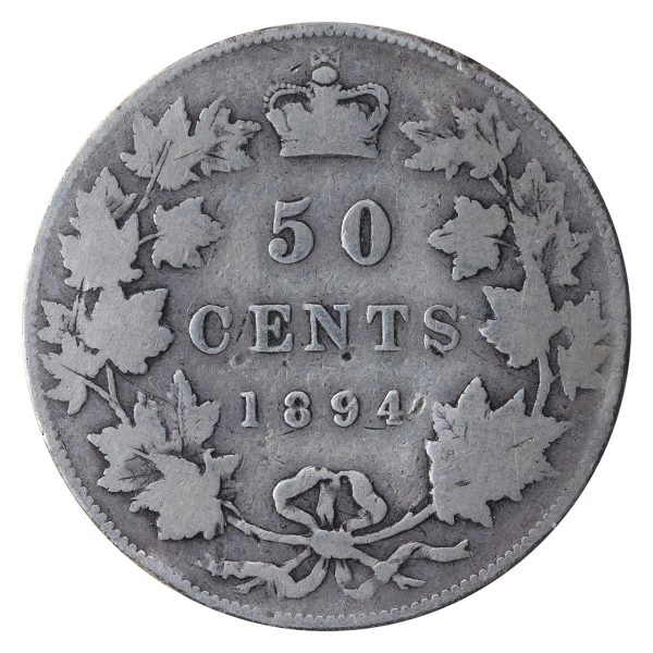 1894 Canada 50-cents ICCS Certified G-4 Online