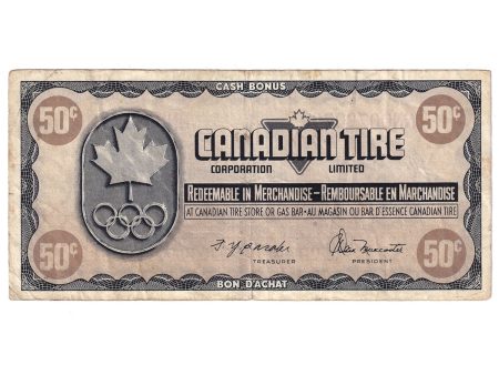 S5-E-NN 1976 Canadian Tire Coupon 50 Cents F-VF Online now