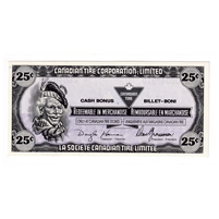 S11-D-J 1989 Canadian Tire Coupon 25 Cents Uncirculated Online Sale