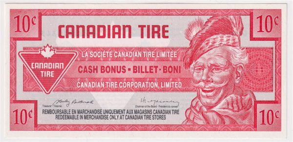 S15-Ca-90 Replacement 1992 Canadian Tire Coupon 10 Cents Uncirculated Online Sale