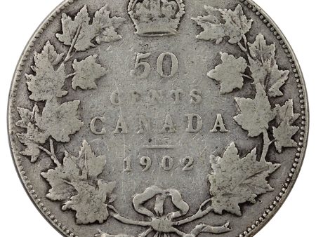 1902 Canada 50-cents Very Good (VG-8) Cheap