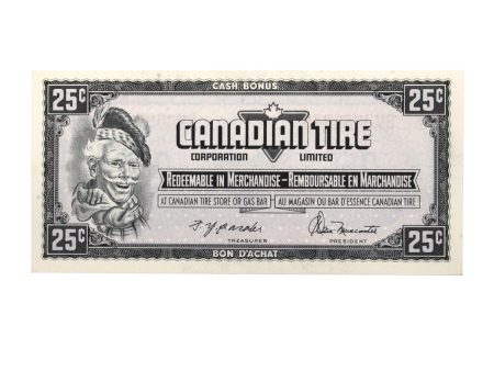 S4-D-BM1 Red # 1974 Canadian Tire Coupon 25 Cents AU-UNC Supply