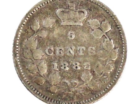 1882H Canada 5-cents G-VG (G-6) Cheap