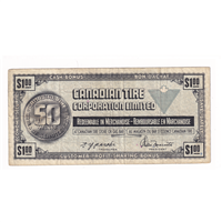 S3-F-W 1972 Canadian Tire Coupon $1.00 Fine For Discount