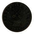 UC-9A2 1820 Upper Canada Points Between DA Commercial Change Half Penny Token F-VF (F-15) Sale