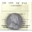 1909 Canada 50-cents ICCS Certified F-12 on Sale