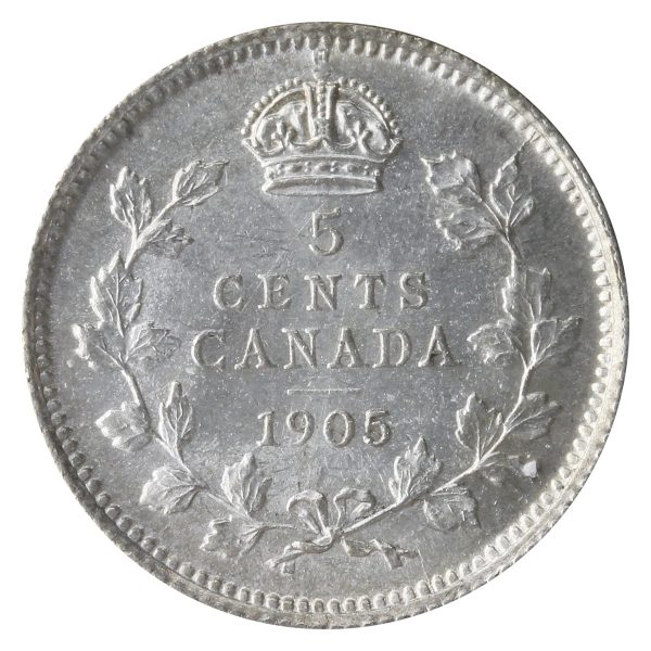 1905 Canada 5-cents ICCS Certified MS-62 (XZD 424) Cheap