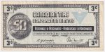 S3-A-R 1972 Canadian Tire Coupon 3 Cents Very Fine For Sale