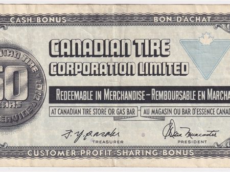 S3-A-R 1972 Canadian Tire Coupon 3 Cents Very Fine For Sale