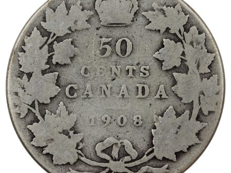 1908 Canada 50-cents Good (G-4) Supply