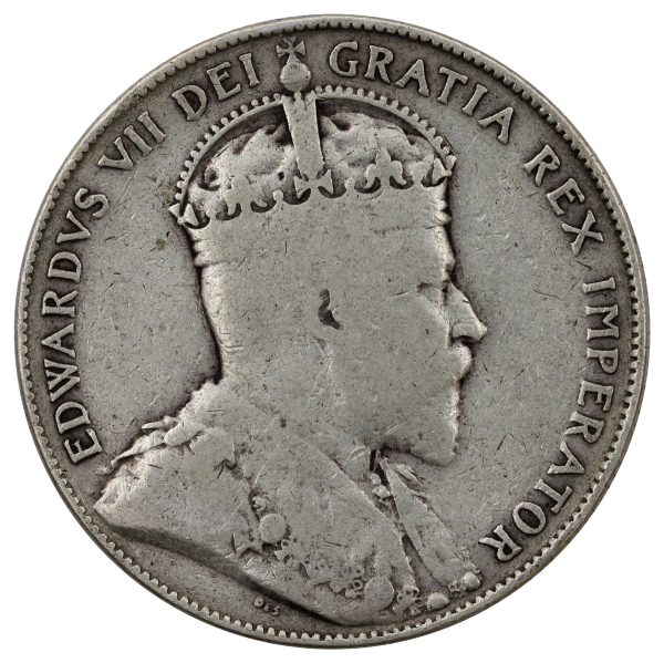 1906 Canada 50-cents VG-F (VG-10) Discount