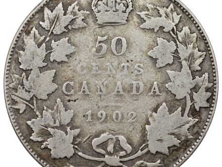 1902 Canada 50-cents VG-F (VG-10) $ Fashion