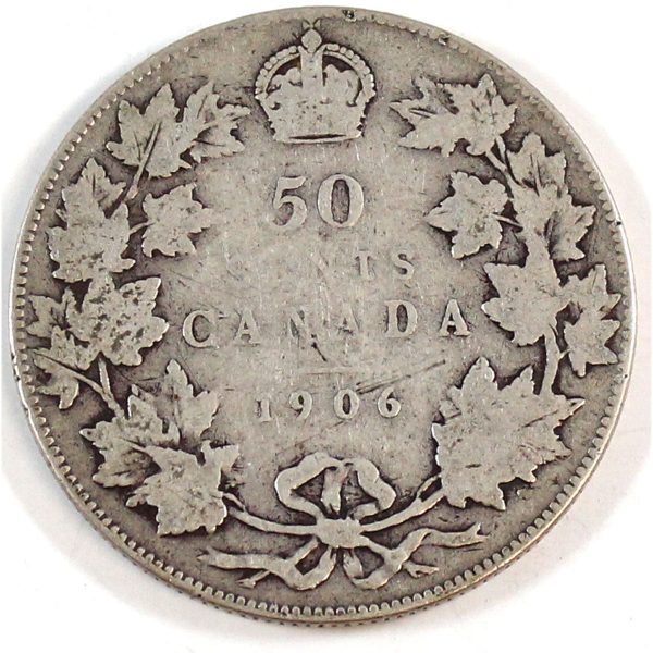 1906 Canada 50-cents G-VG (G-6) Discount