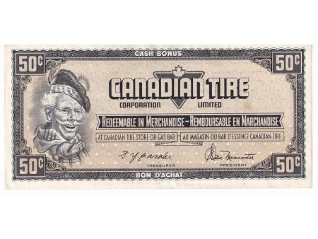 S4-E-ZN1 Red # 1974 Canadian Tire Coupon 50 Cents Extra Fine Online