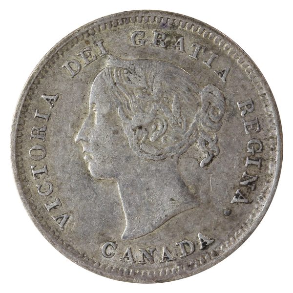 1886 Small 6 Canada 5-cents ICCS Certified VF-30 Online now