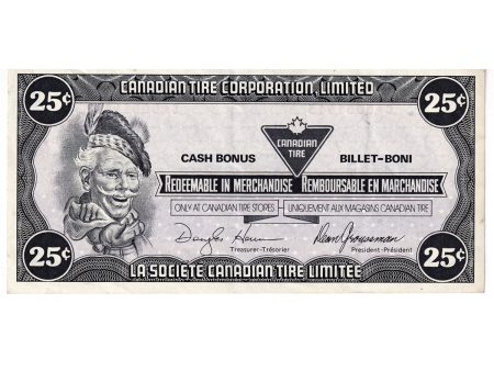 S9-Da-C* Replacement 1987 Canadian Tire Coupon 25 Cents VF-EF Fashion