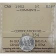 1902 Canada 5-cents ICCS Certified MS-64 on Sale