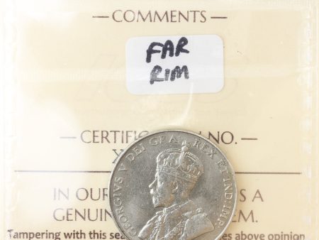 1922 Far Rim Canada 5-cents ICCS Certified MS-63 (XXG 314) Supply