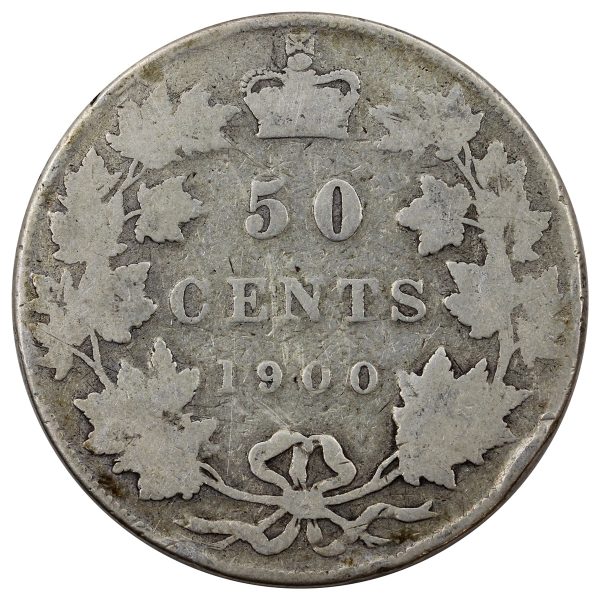 1900 Canada 50-cents About Good (AG-3) Discount