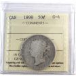 1898 Canada 50-cents ICCS Certified G-4 Online Hot Sale