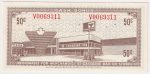 S2-E-V 1972 Canadian Tire Coupon 50 Cents Uncirculated on Sale