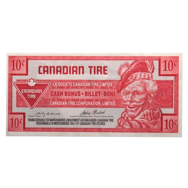 S17-Ca1-90 Replacement 1992 Canadian Tire Coupon 10 Cents Extra Fine Fashion