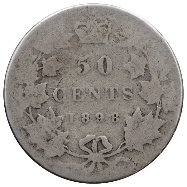 1898 Canada 50-cents Filler Sale