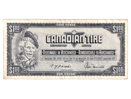 S4-F-DM2 1974 Canadian Tire Coupon $1.00 VF-EF Online