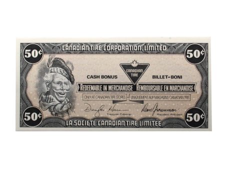 S13-E-D1 1991 Canadian Tire Coupon 50 Cents Uncirculated Online now