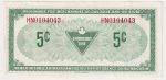 S4-B-HN 1974 Canadian Tire Coupon 5 Cents Uncirculated on Sale