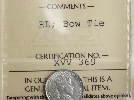 1909 RL, Bow Tie Canada 5-cents ICCS Certified EF-45 Sale